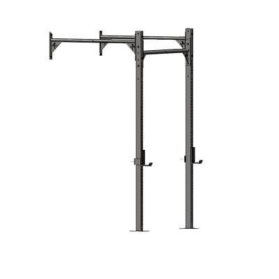 China Eco - Friendly Fitness Gym Folding Squat Rack With Wall Mounted for sale