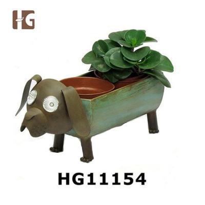 China China Best Selling Reasonable Price Long Ear Dog Pots Metal Wood Crafts for sale