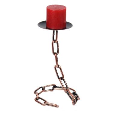 China Creative Minimalist FREE SAMPLE Rope Holder Decor Parties Feast Bar, Hanging Magic Iron Candle Holder Chain Holder for sale