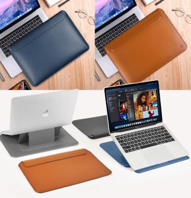 China WIWU Laptop Sleeve PU Leather Waterproof Notebook Case Protector Bag WIWU 3 in 1 Mac Book Sleeve High 13.3 Inch PU Leather Waterproof Notebook Case Protector Bag Quality for sale