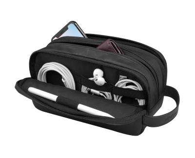 China WIWU 2022 Viable Top Selling Travel Cable Organizer Bag Double Layer Digital Electronic Cable Storage Bag for sale