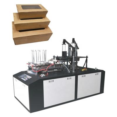 China Factory Dakiou CHJ-D60 High Productivity Automatic Lunch Meal Box Making Machine Price Paper Box Making for sale