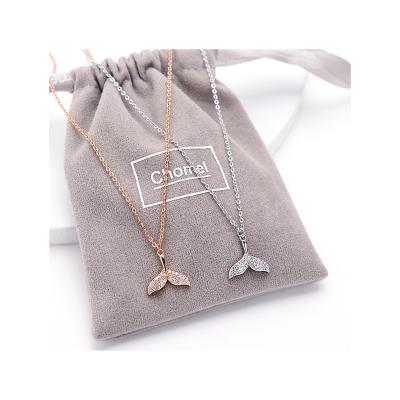 China FASHIONABLE Many Hot Selling S925 Sterling Silver Necklace Women Fishtail Pendant Necklaces for sale