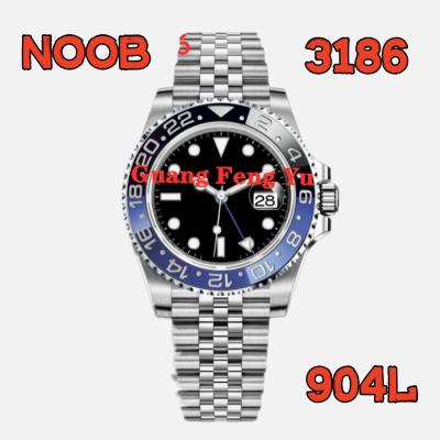 China Automatic Date Mens Watch Mechanical GMT II 126710 Strap A3186 (Correct Hand BLNR 904L SS Noob 1:1 Best Edition Battery) for sale