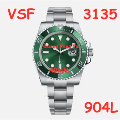 China Best 1:1 Automatic Mechanical Steel VSF Automatic Mechanical Watch 116610 904L Date Edition Green Dial VS3135 for sale