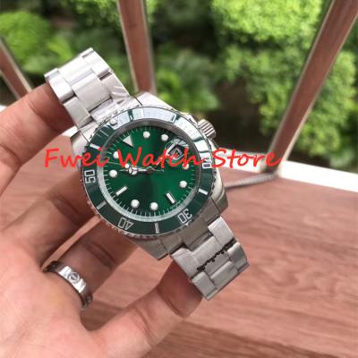 China Luminous strap 116610 2813 316L stainless steel waterproof mechanical sports automatic date men's watch with laser logo in original for sale