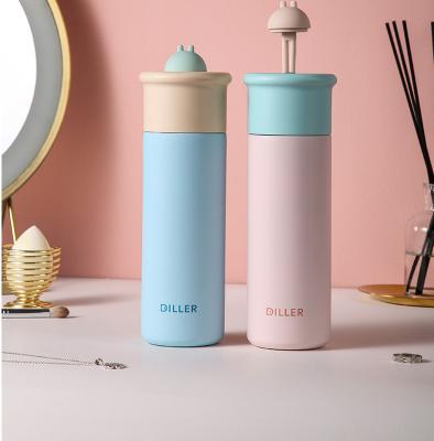 China CLASSIC Customized 2021 Cute Student Stainless Steel Sports Girl Insulation Portable Water Bottle for sale