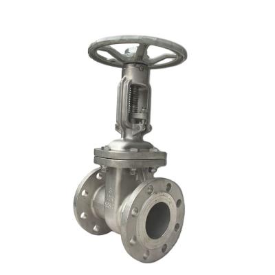 China General White Color Flange Ends Connection Stainless Steel Gate Valve for sale