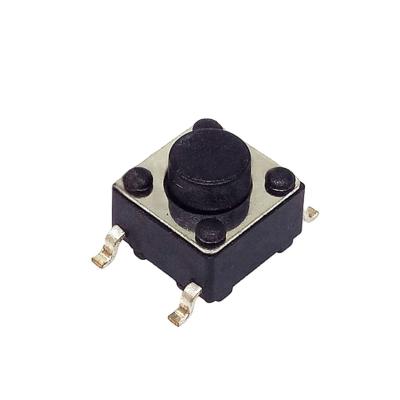 China TS-1051 6x6x4.3mm plastic smd tact switch with caps, SMD/SMT type momentary tact switch for sale