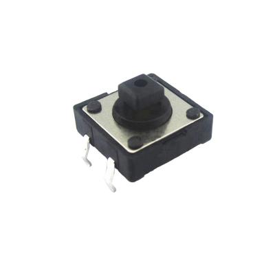 China TS-1109 12x12x7.3mm square rod plastic tact switch, tactile switch with 4 pin for sale