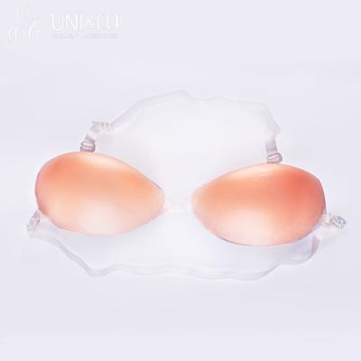 China Antibacterial Sexy Silicone Factory Sale Backless Mature Nude Invisible Bra for sale