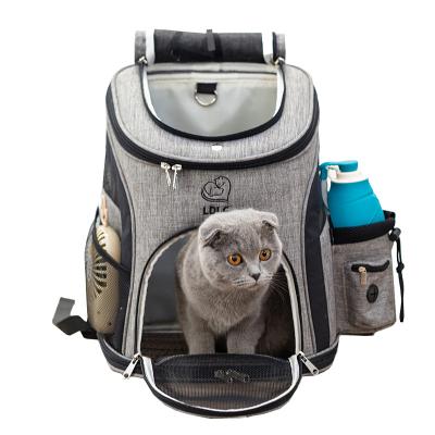 China Fashionable Wholesale High Quality Design Luxury Pet Travel Camping Hiking Outdoor Dog Cat Carrier Bag Backpack for sale