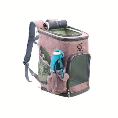 China Sustainable Luxury Travel Hiking Outdoor Breathable Pet Camping Backpacking Cat Dog Bag Cat Carrier Backpack Pet Carrier Bag for sale