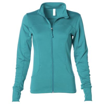 China Breathable Slim Fit Full Zipper Lightweight Workout Lightweight Yoga Jacket Women's Sporty Jacket for sale