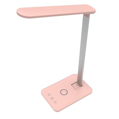 China Kingstar wireless charging new three-in-one multifunctional LED desk lamp type fast wireless charger with foldable function for sale