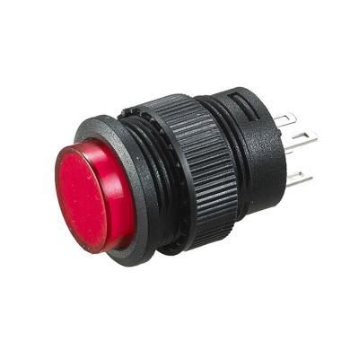 China 16MM LED Push Button Switch Momentary Illuminated Switch R16-503AD for sale