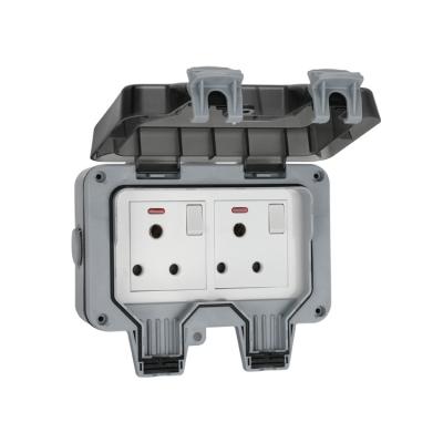 China IP66 Commercial Outdoor Waterproof Switch Socket Box Can Be Equipped With USB Socket for sale