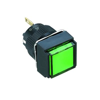 China Versatile 16mm Illuminated Momentary Square Push Button Switch for sale