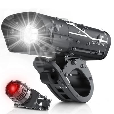 China Ningbo Factory Power XPG Aluminum Front Head Led Bike Bicyclelights IP65 USB 1000mah Waterproof Rechargeable Bicycle Light 9*5*9cm for sale