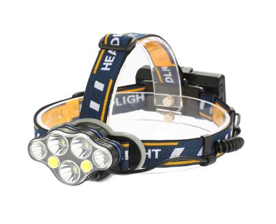 China OUTDOOR Factory Wholesale Most Powerful 7 Lumen Aluminum Led Headlight Amazon Hot Selling Waterproof Usb Rechargeable Headlamp High for sale