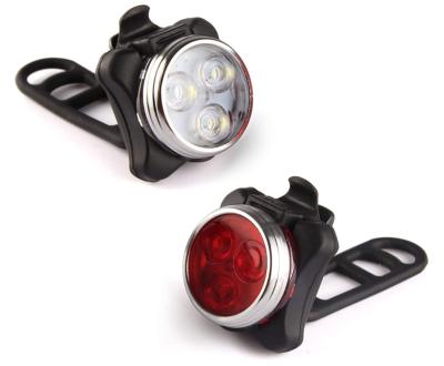 China Factory Wholesale Bright Bike Rear Lights Set Led Bicyclelights IP65 Waterproof USB Bike Rechargeable 350mAh Bicycle Tali Lights 15*11*5CM for sale