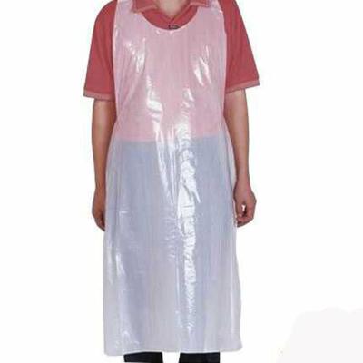 China Cheap Eco-friendly Disposable Single Use PE Aprons Oil Proof Waterproof HDPE Aprons For Sale for sale