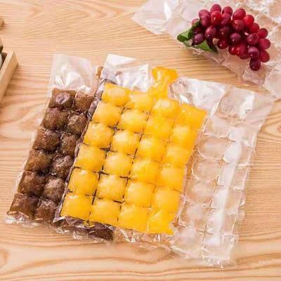 China Waterproof high quality wholesale wine PE plastic disposable ice cube bag for sale for sale