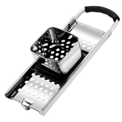 China Sustainable Stainless Steel Spaetzle Maker with Rubber and Plastic Handle for sale