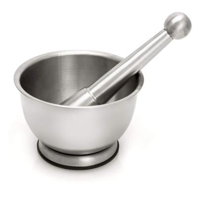 China Sustainable stainless steel mortar and pestle set for sale