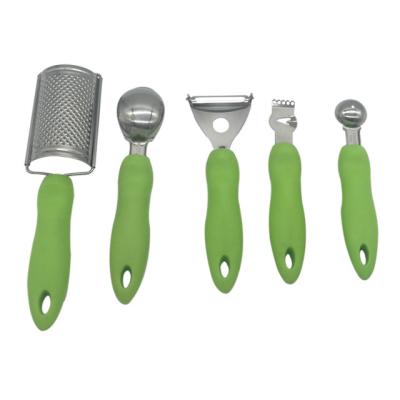 China Sustainable 5 Pcs Kitchen Tool Kit for sale