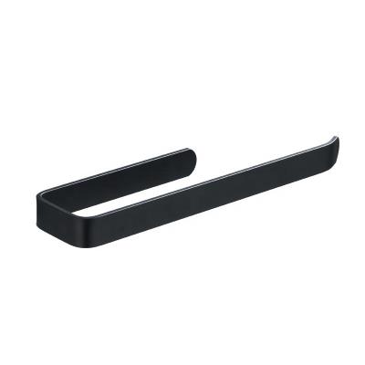 China Durable New Design Aluminum Matte Black Wall Mounted Kitchen Bathroom Towel Rack for sale