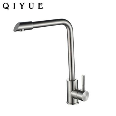 China 304 Electric Movable Faucets Easy Installation Steel Kitchen Sink Faucet With Swivel Spout for sale