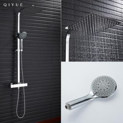 China With modern sliding bar ware sanitary quality guarantee hot and cold faucet waterfall rain shower for sale