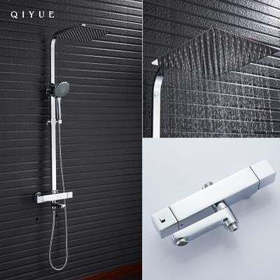 China Thermostatic Modern Sanitary Ware Single Handle Faucets Bathroom Shower Accessories Sets for sale