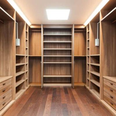 China (Size)Adjustable American Luxury Walk In Closet Style Organizer Detachable Solid Wood Wardrobe for sale