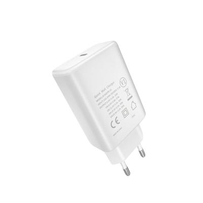 China Mobile Phone 30W EU Plug PD3 Quick Charger Wall For iPhone Cable Charger for sale