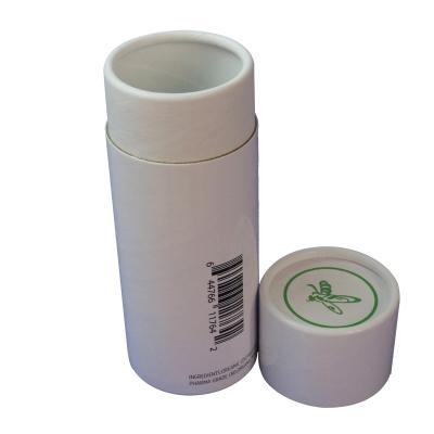 China Luxury Custom Logo Hot Stamping Packaging Tube Gift Box Recyclable for sale