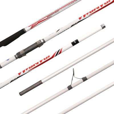 China Carbon Tip HONOREAL IPANEMA Gun Smoke KW Guides TS Ring Carbon Surf 3 Spinning Section Surfcasting Solid Fiberglass Fishing Rods for sale