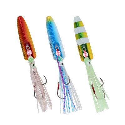 China HONOREAL HNFS1 80g 100g 120g Bright Color Slow Throw Jigs Lures Making Metal Fishing Kabura for sale