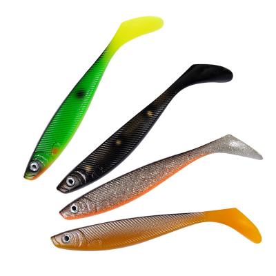 China Wholesale Environmental Protection HONOREAL TARGETS-S T Soft Plastic Tail Wobbler Baits Shad Fishing Lures for sale