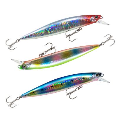 China HONOREAL ABS Plastic HNMS003 120MM 22G 0.3-1M FLOATING Long Casting Fishing Lures Hard Minnow Bait for sale