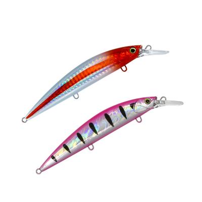 China Wholesale HONOREAL HNTG010 ABS Plastic Sinker 110mm 39g 0-3M Fishing Lures Lifelike Fishing Minnow for sale