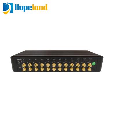 China Label Etc Road Free Long Distance Payment System Warehouse Management Hopeland Tag Reader 24 Port SDK Wide Range RFID Reader for sale