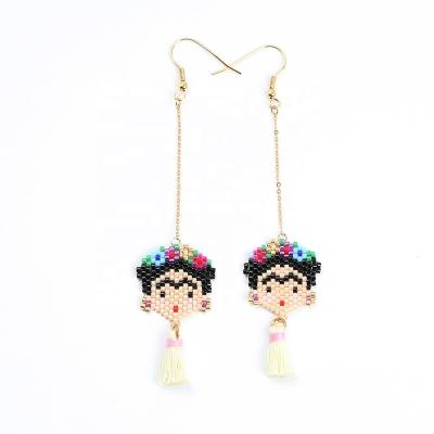 China Moyamiya Bohemian Jewelry Miyuki Delica Beads Mexican Handmade Girls Beauty Figures Earrings Women Accessories for sale