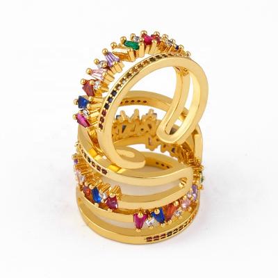 China BOHEMIA MoyaMiya Shanghai Jewelry Accessories Women Charm Rings Gold Plated Ring Fashion Rings for sale