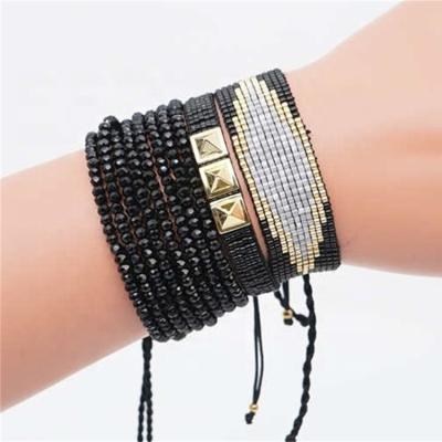 China Daily Wear or Gifts for Special Occasion Wholesale Miyuki Seed Beads Fashion Jewelry Set Kids Girls Bracelets MI-S190046 Moyamiya for sale