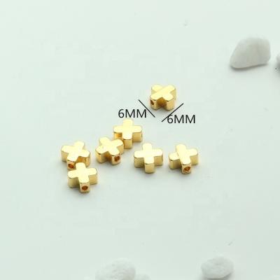 China Kid Gift or Jewelry Moyamiya DIY craft diy 14k 18k material gold filled sunflower star heart cross copper beads accessories diy for sale