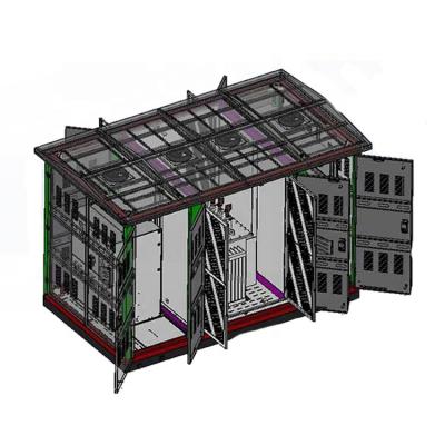 China EU Type Electricity YB Series 1250KVA 11kV 33kV Outdoor Transformer Prefabricated Substation for sale