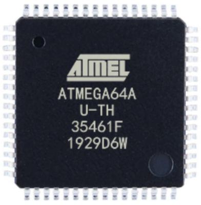 China - ATMEGA64A-AU Microcontroller Electronic Components Integrated Circuits TQFP64 MCU ATMEGA64A for sale