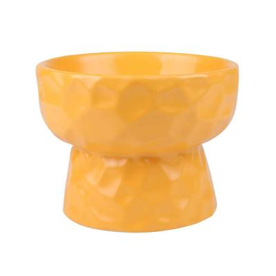 China Non-automatic Hot Selling Modern Nordic Ceramic Pet Fancy Bowl for Cat and Small Dog for sale